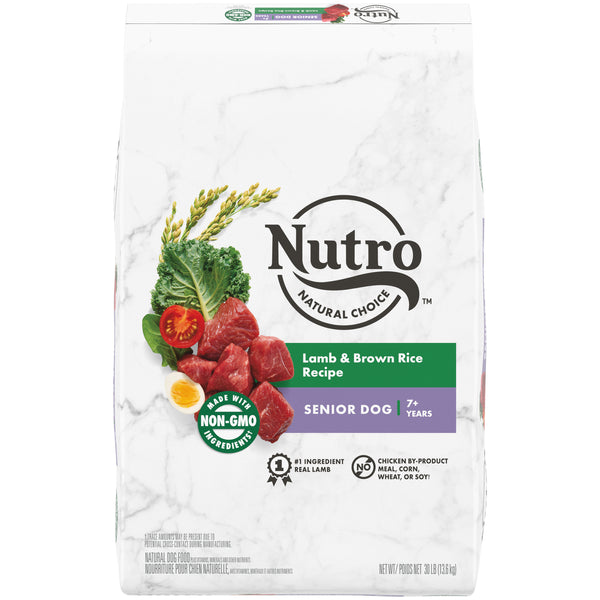 Nutro Senior Pasture-Fed Lamb and Rice Recipe for Dogs