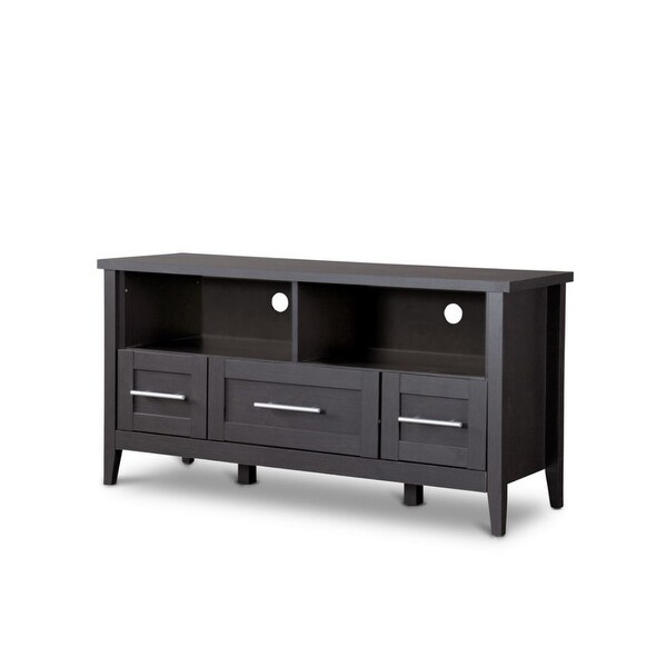 Espresso TV Stand-Three Drawers - 47