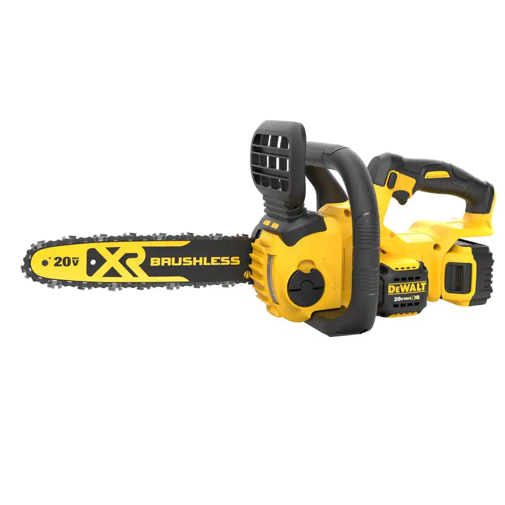 DEWALT DCCS620P1 12 in. 20V MAX Lithium-Ion Cordless Brushless Chainsaw with (1) 5.0Ah Battery and Charger Included