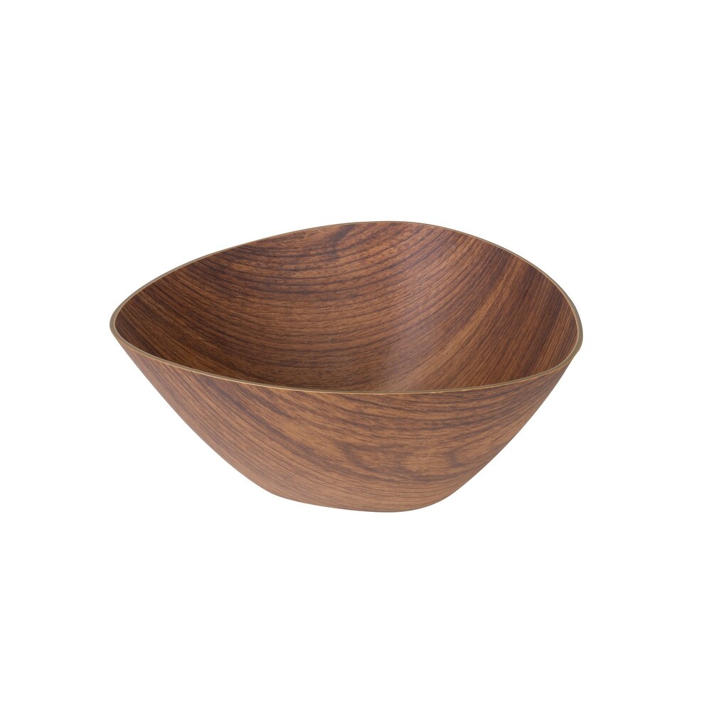 Luxe Party Mahogany Collection Triangle Serving Bowl