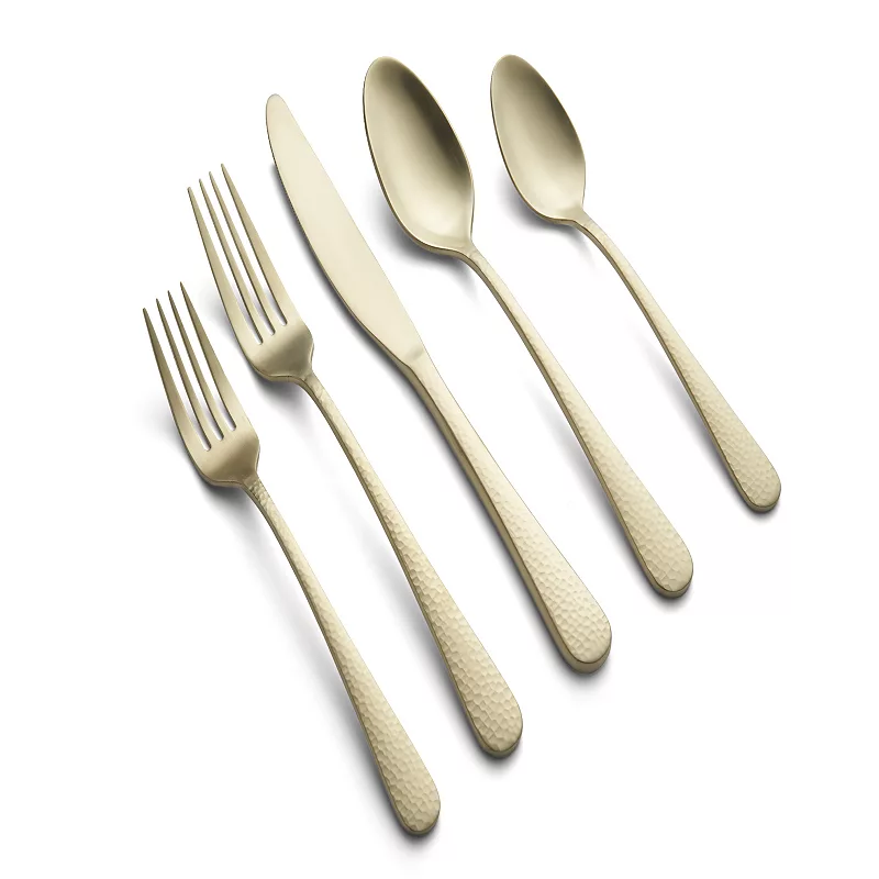 Cambridge Keene Hammered 20-pc. Flatware Set