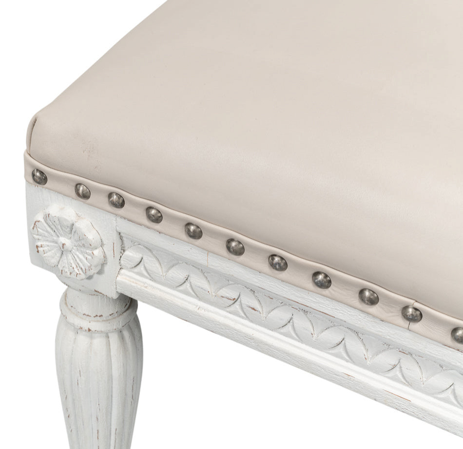 Layne Bungalow Ottoman   Traditional   Footstools And Ottomans   by Sideboards and Things  Houzz