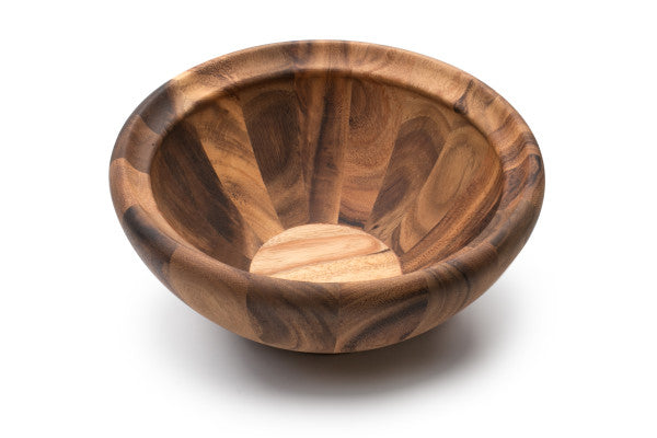 Ironwood Gourmet Large Salinas Standard Salad Bowl， Acacia Wood