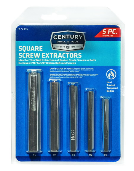 Century Drill   Tool 73215 5 Pc Set Sf Screw Ext C...