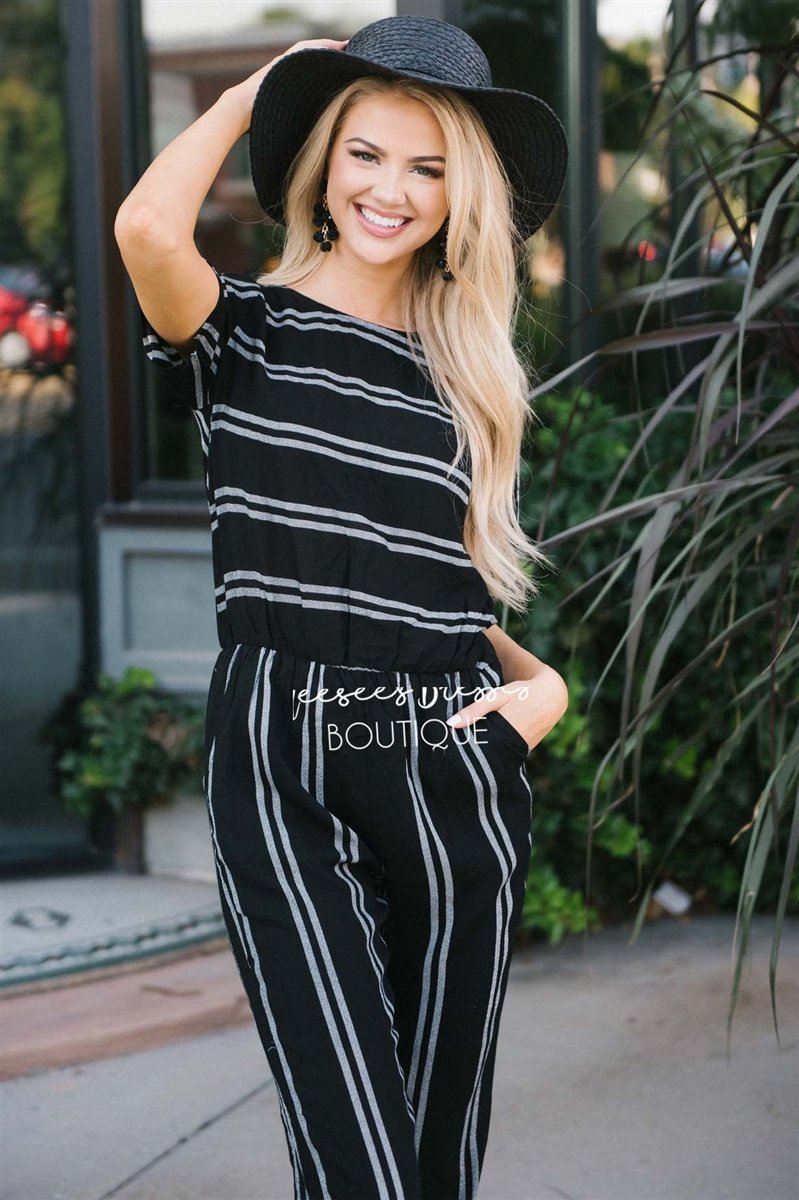 The Katherine Striped Jumpsuit