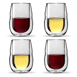 Ozeri Moderna Artisan Series Double Wall Insulated Wine and Beverage Glasses (Set of 4) DW10W-4