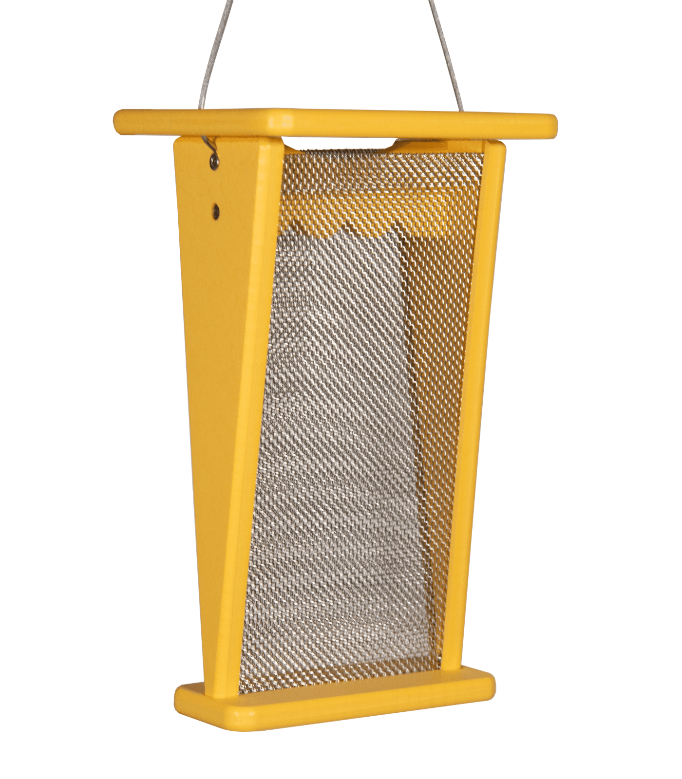 JCs Wildlife 12 Inch Recycled Poly Lumber V Goldfinch Thistle Nyjer Feeder