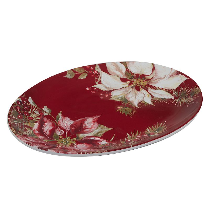 Certified International Winter's Joy Oval Platter