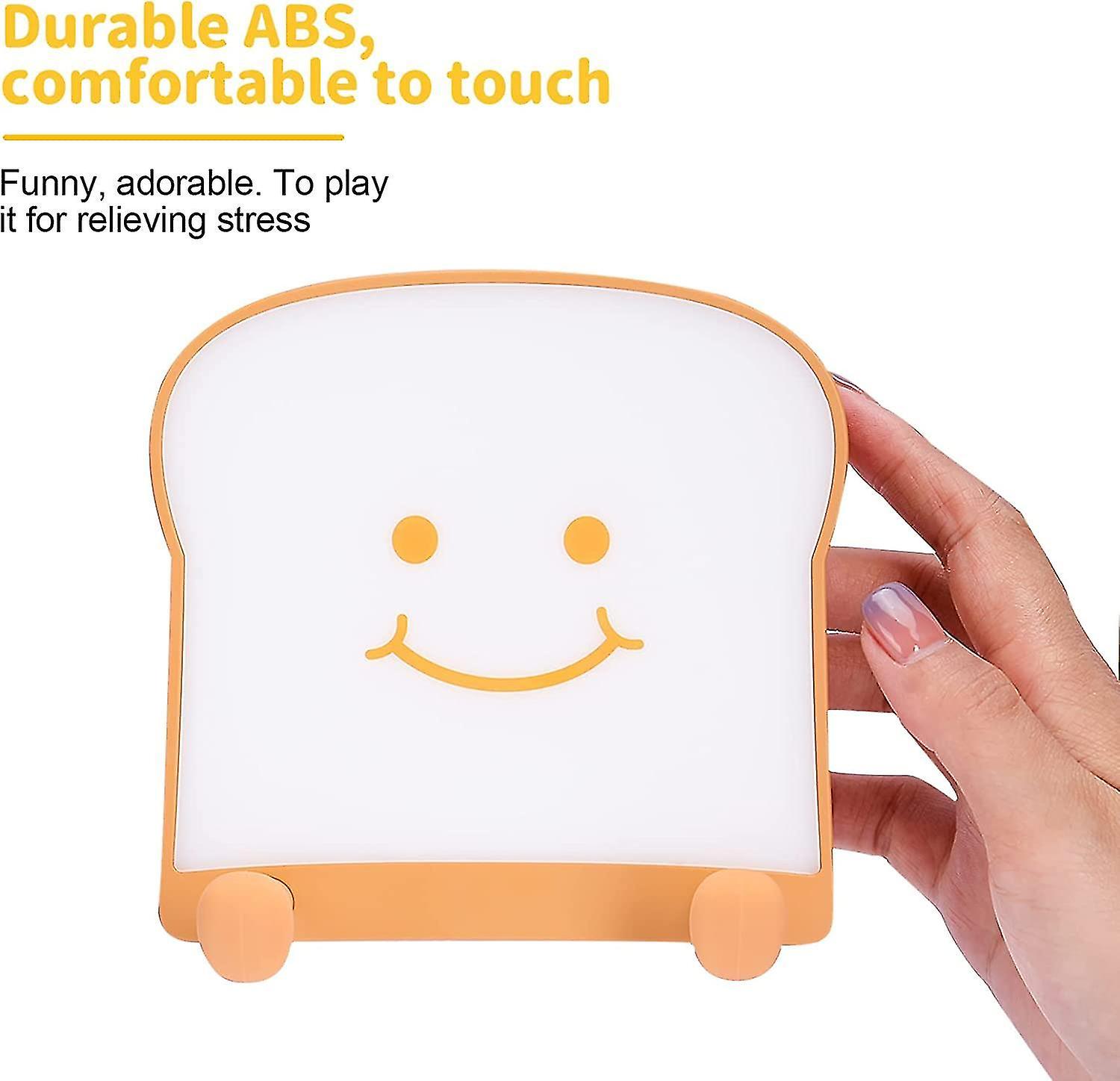 Kid Night Light - Bread Light Cute Lamp Portable Night Light With Timber Usb Rechargeable For Children(playing)