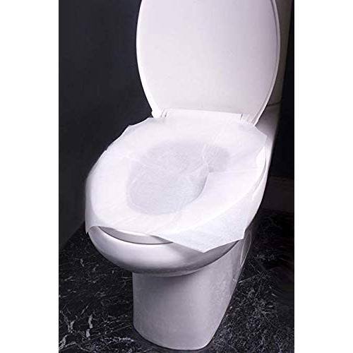 Alpine Industries White Toilet Seat Covers 250-Sheets Per Pack (12-Pack) P400-4PK