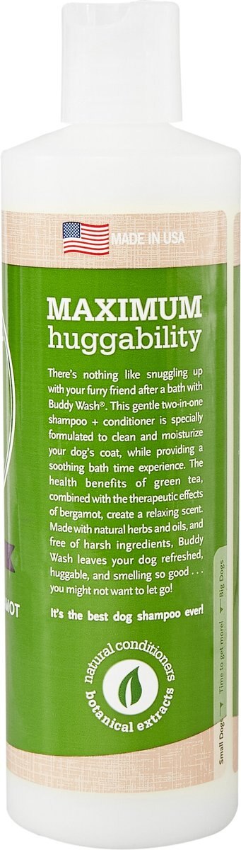 Buddy Wash Relaxing Green Tea and Bergamot Dog Shampoo and Conditioner