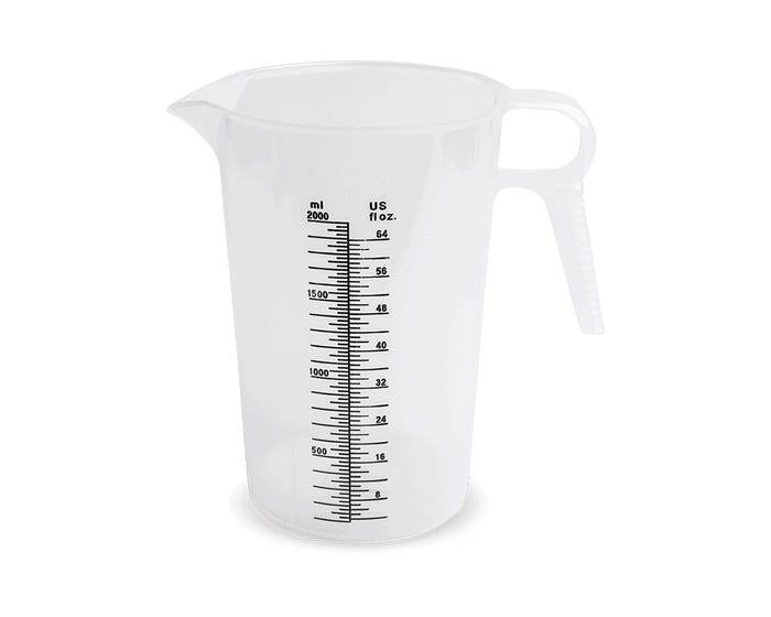 Axiom Products Accu-Pour Measuring Pitcher， 64 oz - PM80064