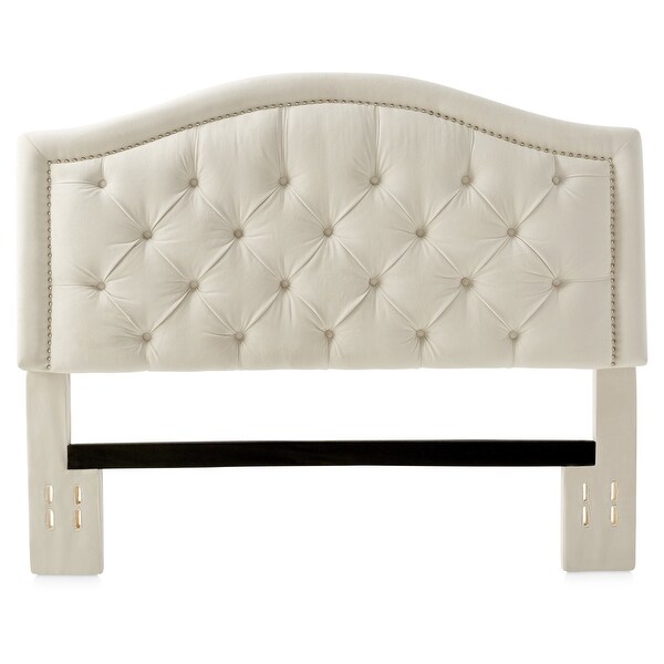 Abbyson Hillsdale Tufted Velvet Nailhead-trim Headboard - - 9834037