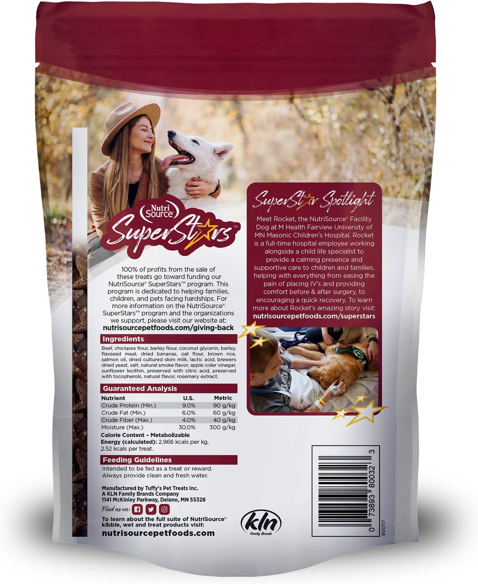 NutriSource Super Star Training Beef Flavor Dog Treats