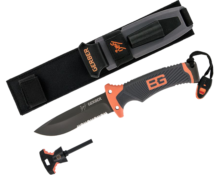 Gerber Bear Grylls Survival Knife Rubber Grip CC-ZYM31-903