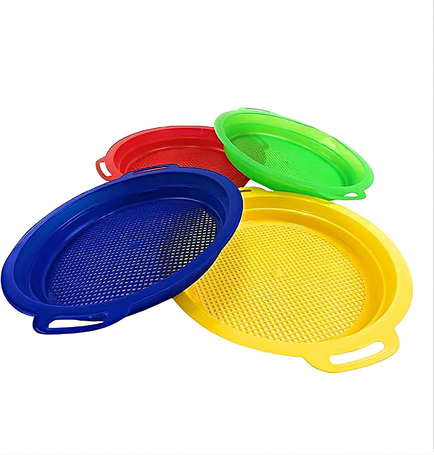 Beach Sand Sifter Sieves Toys Set,Sand Sifter for Backyard Park Beach Complete Gift Set for Kids Boys Girls