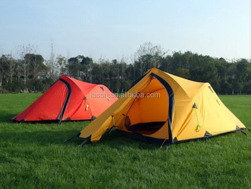 Good quality outdoor  Ultralight  aluminum pole  silicon coating waterproof camping hiking tent