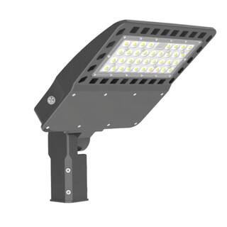 WYZM 200-Watt 150-Degree Bronze Integrated LED Parking Lot Area Light Slip Fitter 5500K White 28000 Lumens SB200W-H