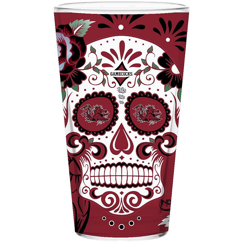 South Carolina Gamecocks 16oz. Dia de los Muertos Pint Glass