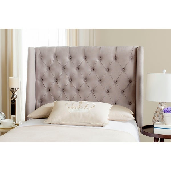 SAFAVIEH London Upholstered Tufted Wingback Twin Headboard - - 11924020