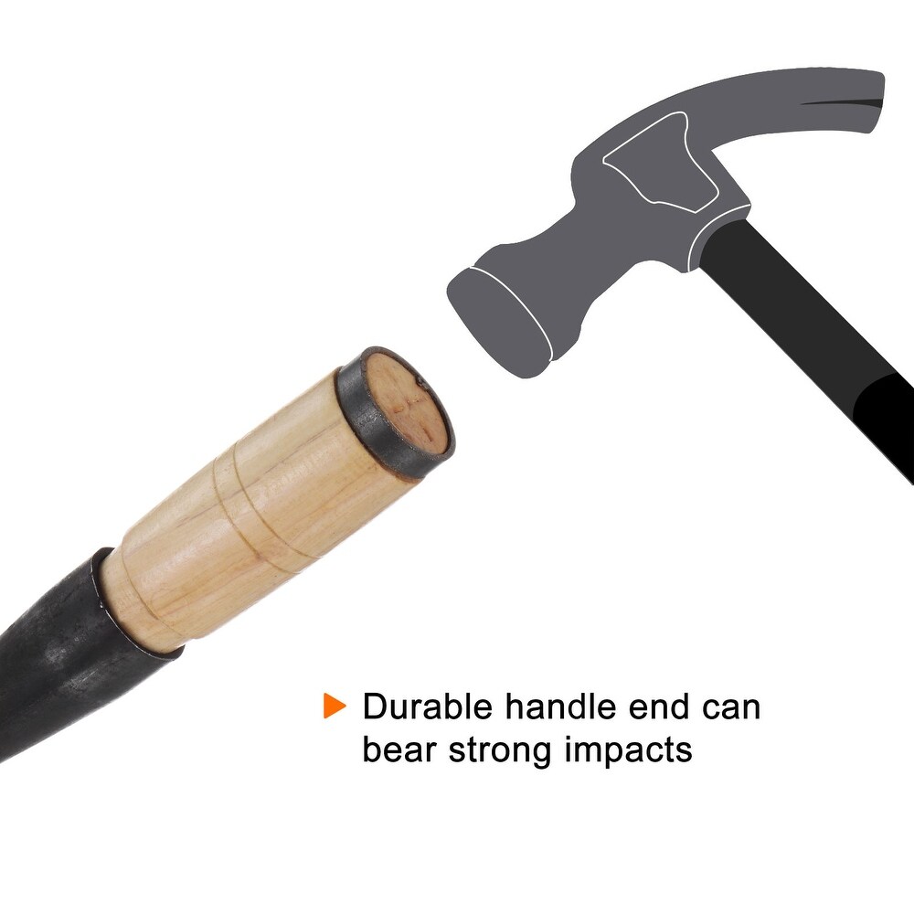 Straight Wood Chisel 14mm Beveled Edge Blade Woodworking Hand Tools   Wooden  Black