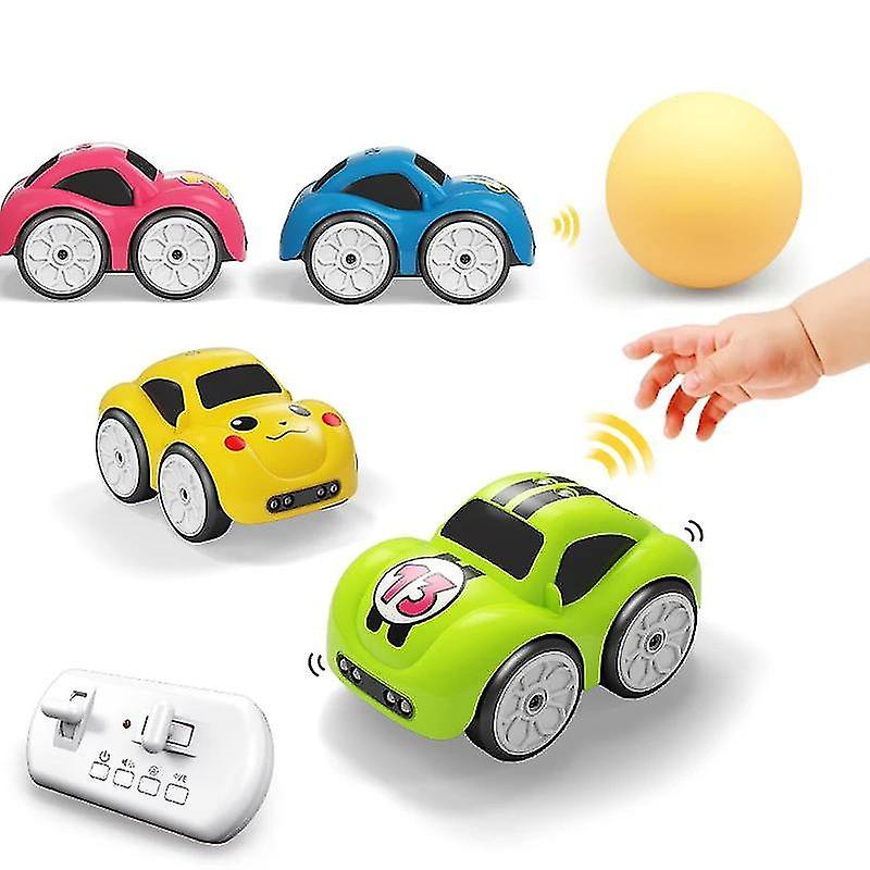 Mini Rc Intelligent Sensor Car Radio Controlled Electric Cute Remote Control Car Cartoon Mode Smart Music Light Vehicle Toy