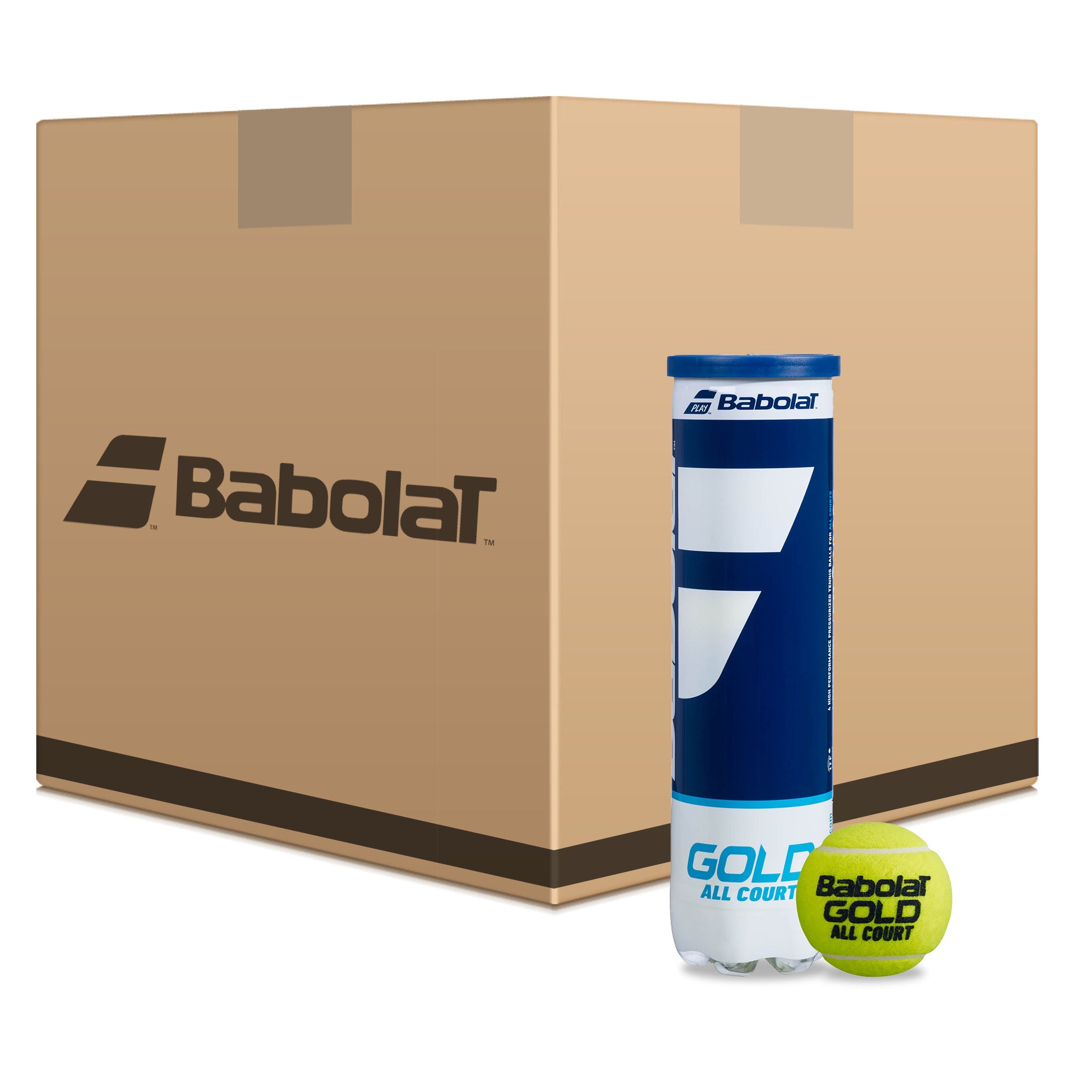 Babolat Gold All Court Tennis Balls - 12 Dozen