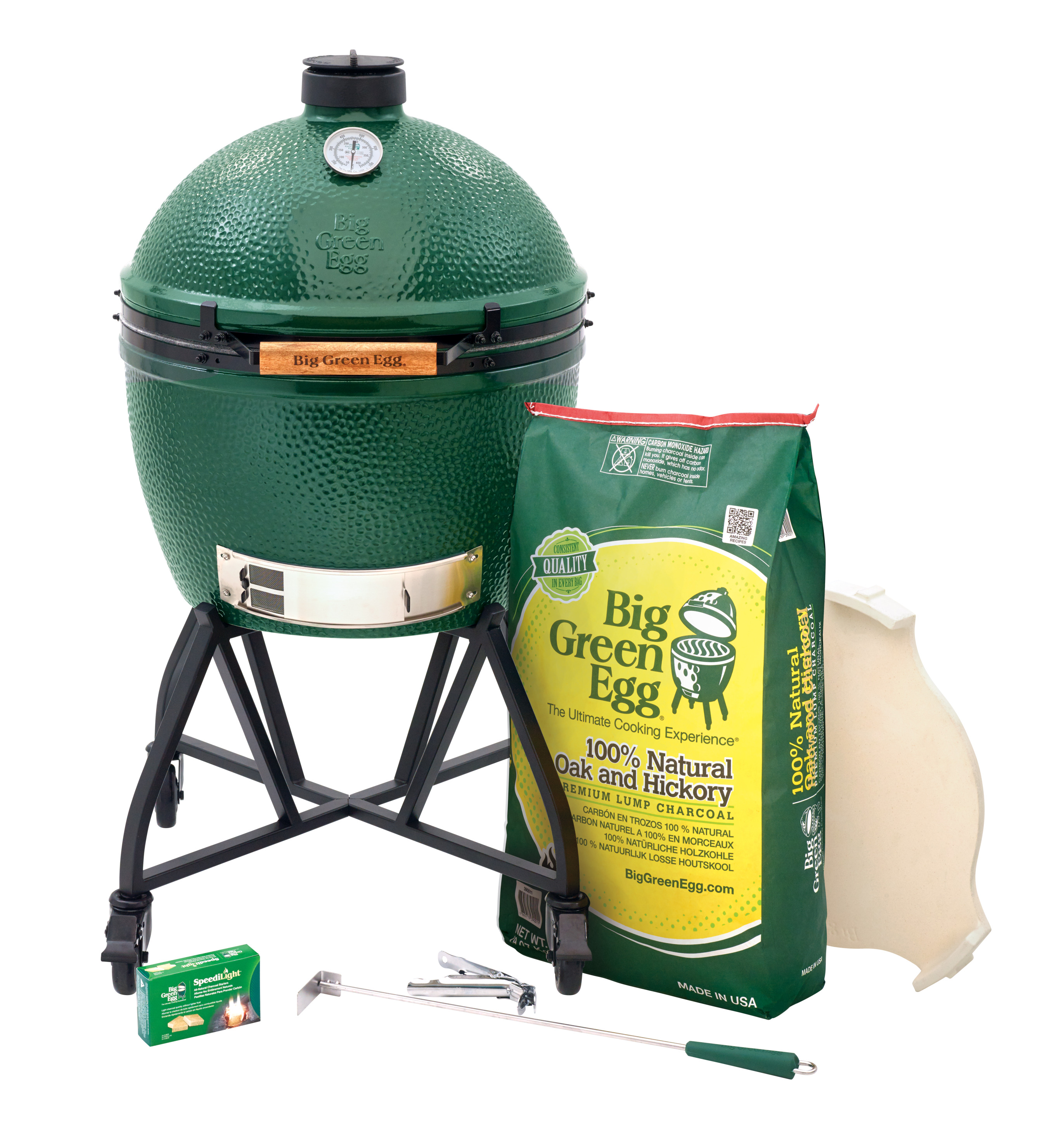 Big Green Egg XLarge EGG Collection with IntEGGrated Nest