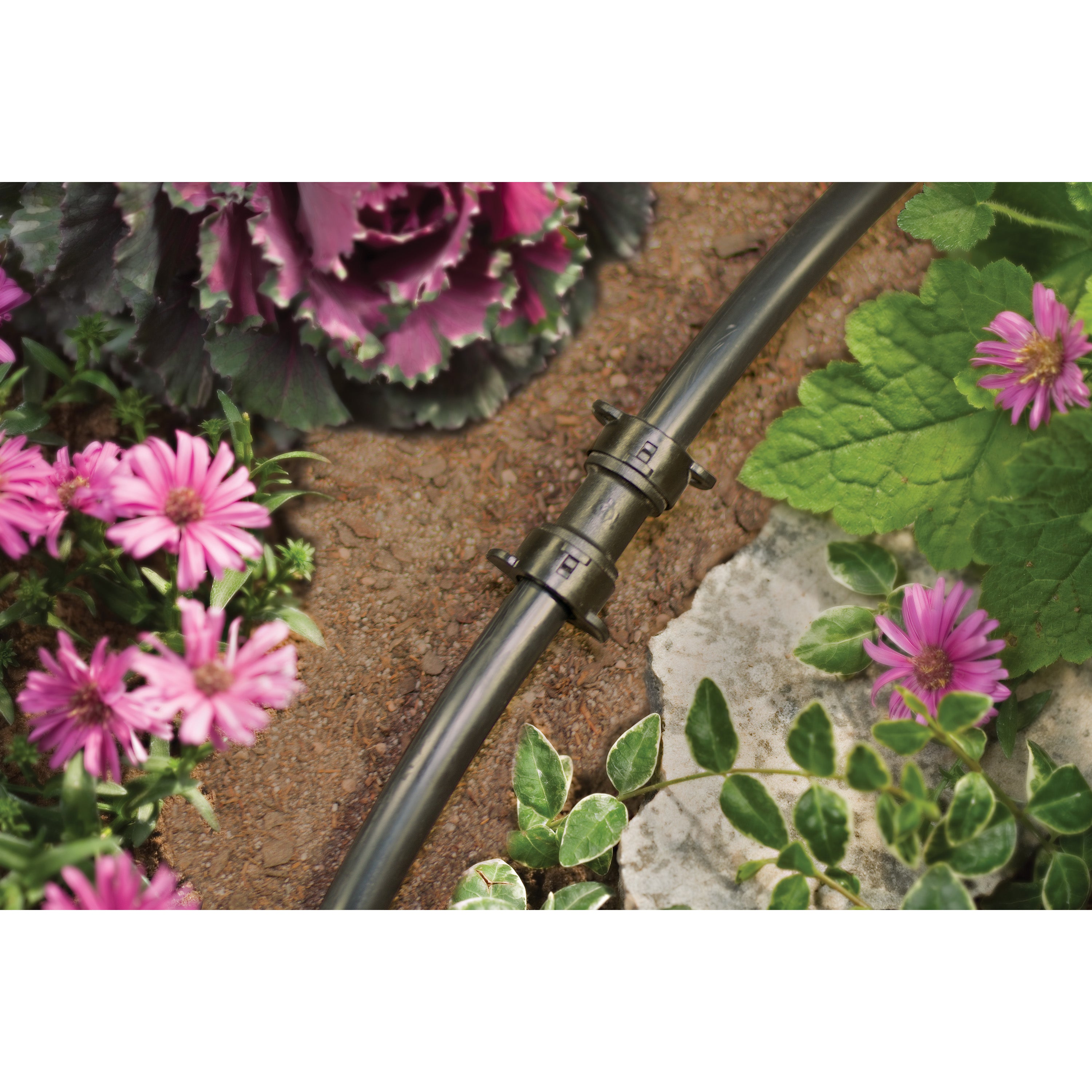 Orbit Drip-Lock Coupling for 1/2 inch Tubing， Drip Irrigation