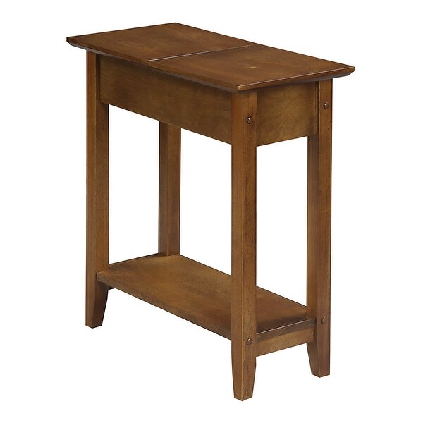 Copper Grove Aubrieta Narrow Flip Top Storage End Table