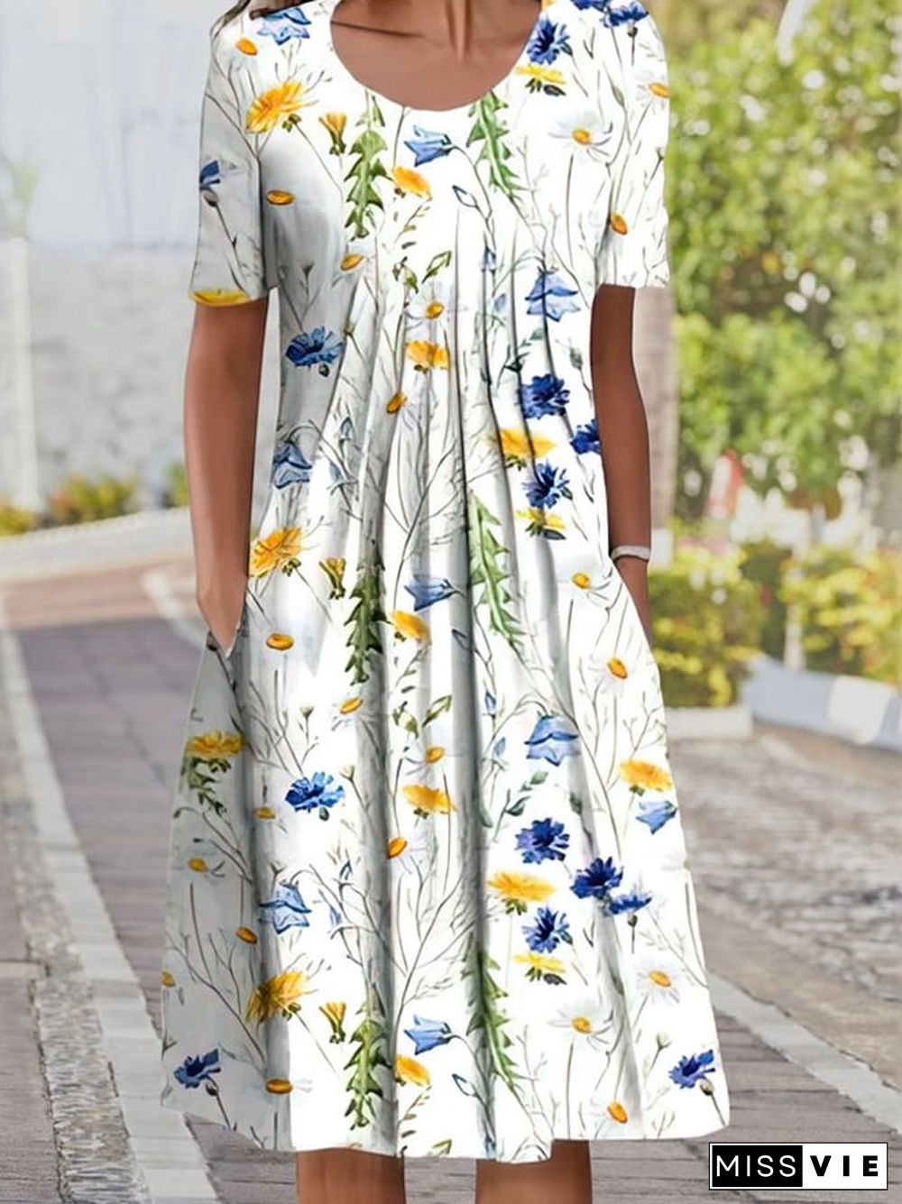 Women's Elegant Floral Dress