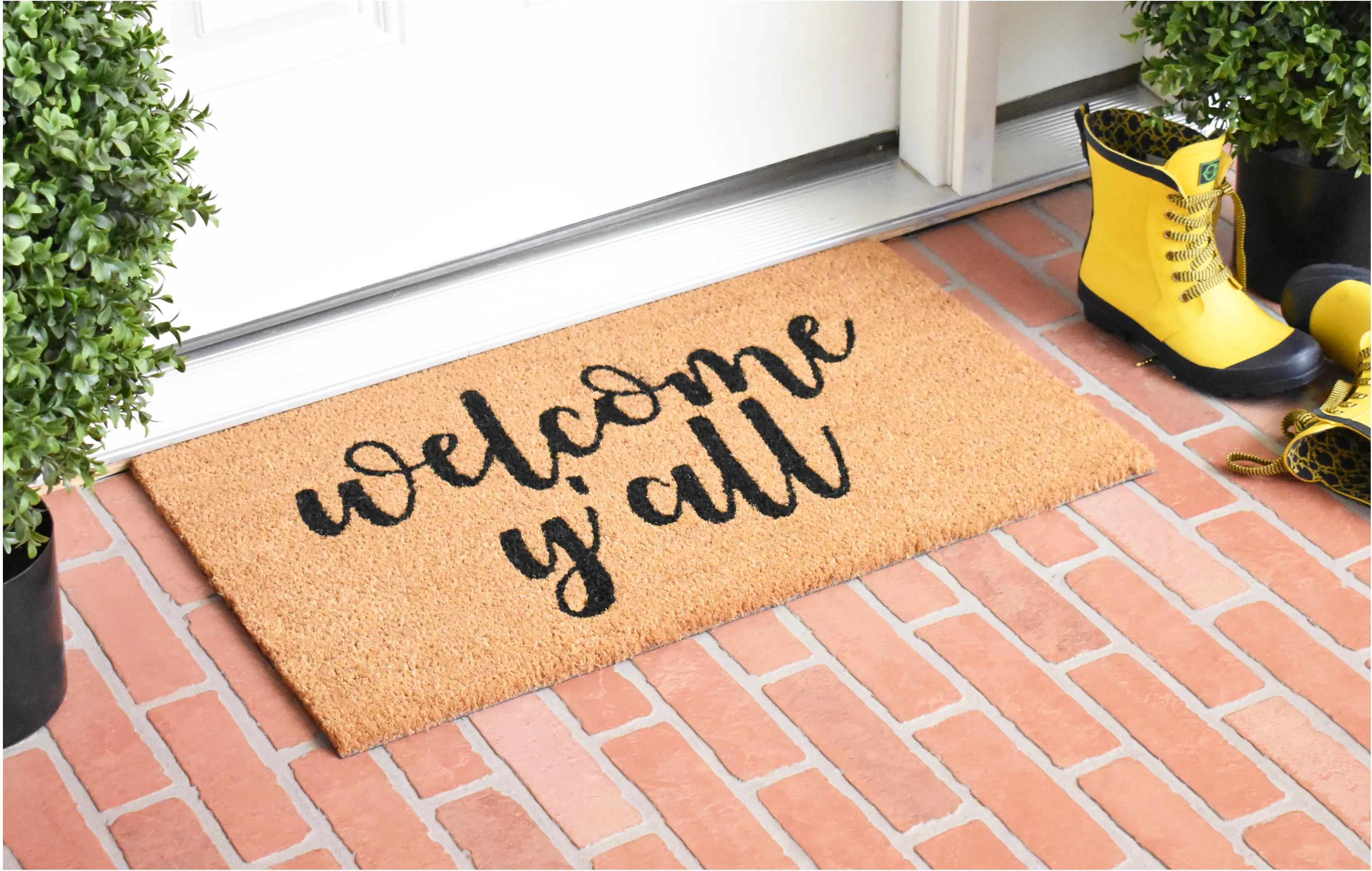 Welcome Y'all Doormat