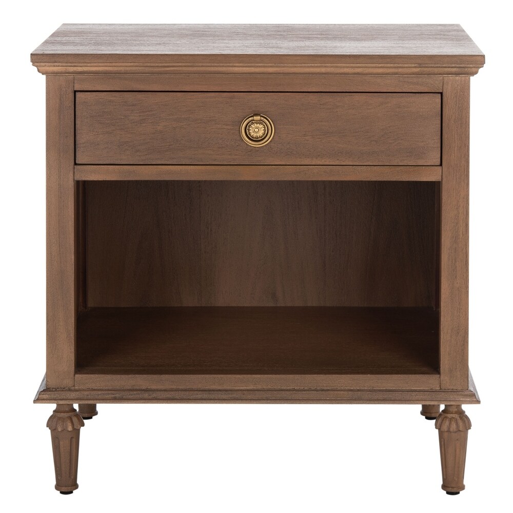 SAFAVIEH Couture Lisabet 1 Drawer Wood Nightstand