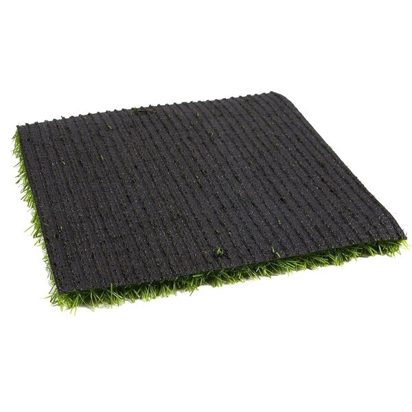 4 Pack Artificial Grass Turf Tiles for DIY Crafts，12x12 in Green Square Mats