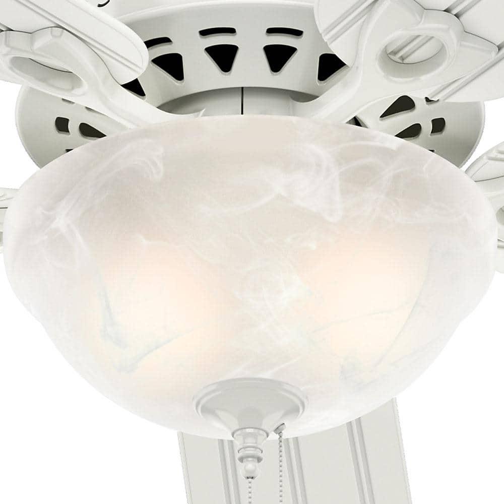 Hunter Beachcomber 52 in Indoor White Ceiling Fan with Light Kit