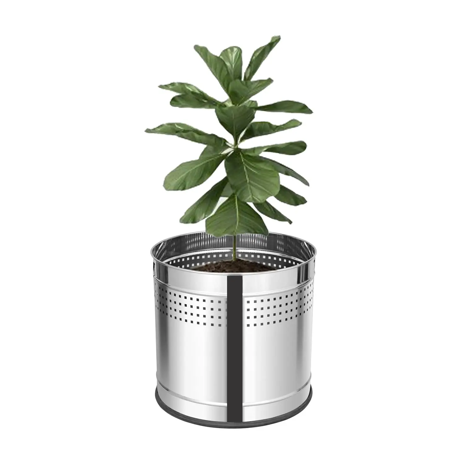 Factory Supply Garden Wholesale Iron Metal Planters   Flower Plant Pot Indoor Decor Modern Big Large