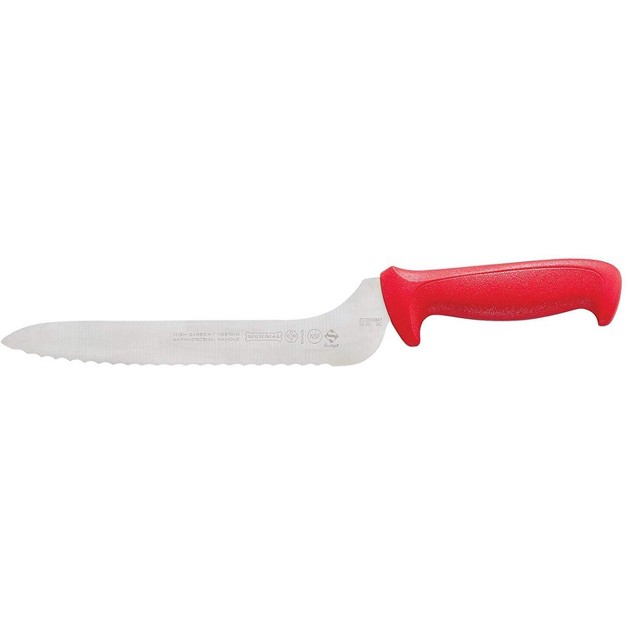 Mundial R5620 9e 9 inch Offset Serrated Edge Sandwich Knife Red