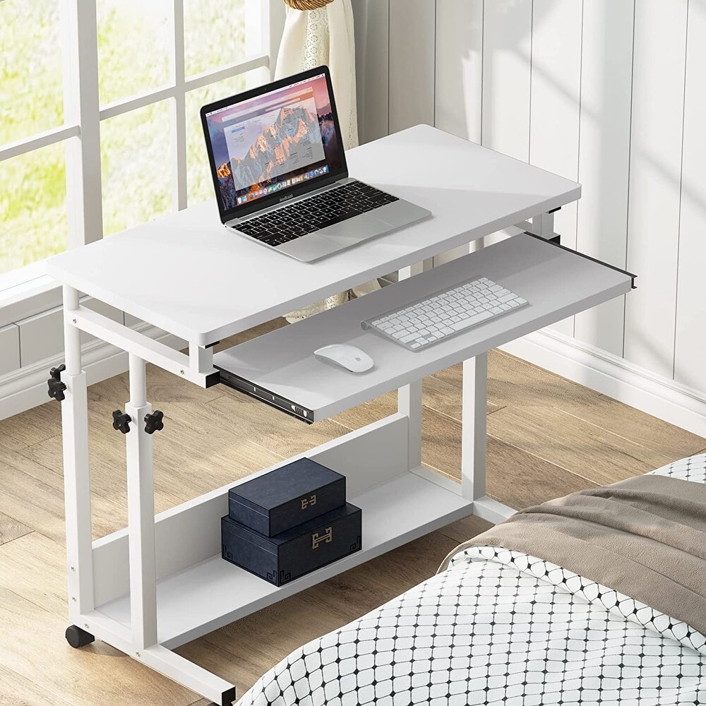 Portable Laptop Desk for Sofa and Bed  Height Adjustable Small Standing Table