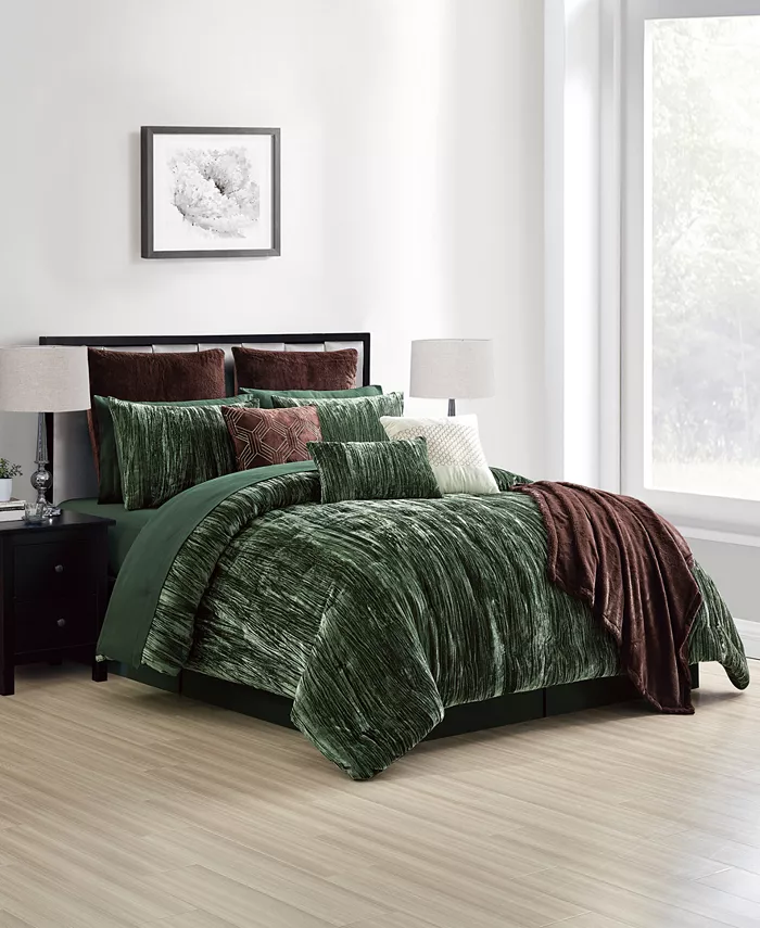 Sunham Evergreen 14-Pc. Comforter Set， Queen，