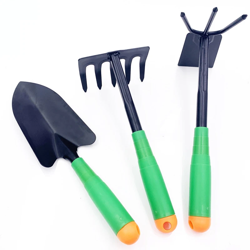 Wholesale 3pcs Gardening Tools with Soft Rubberized Non Slip Handle Garden tool set Durable Garden Hand Tools