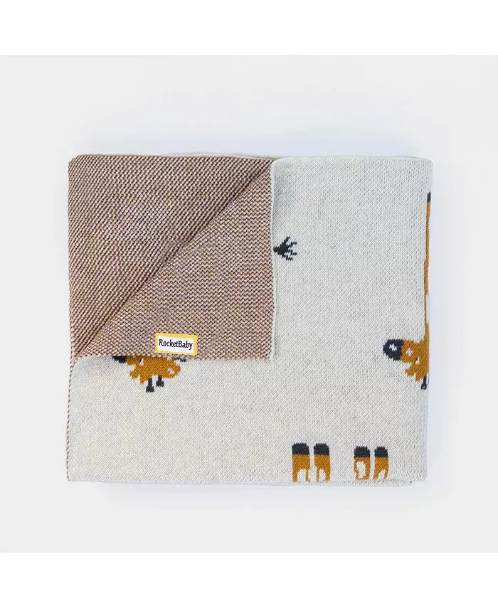 RocketBaby Cotton Baby Blanket Giraffe