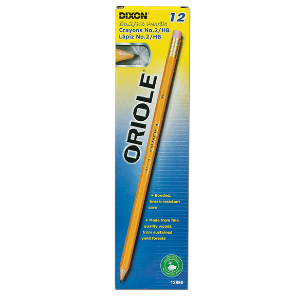 Dixon Ticonderoga DIX12886 Dixon 2 Oriole Pencil P...