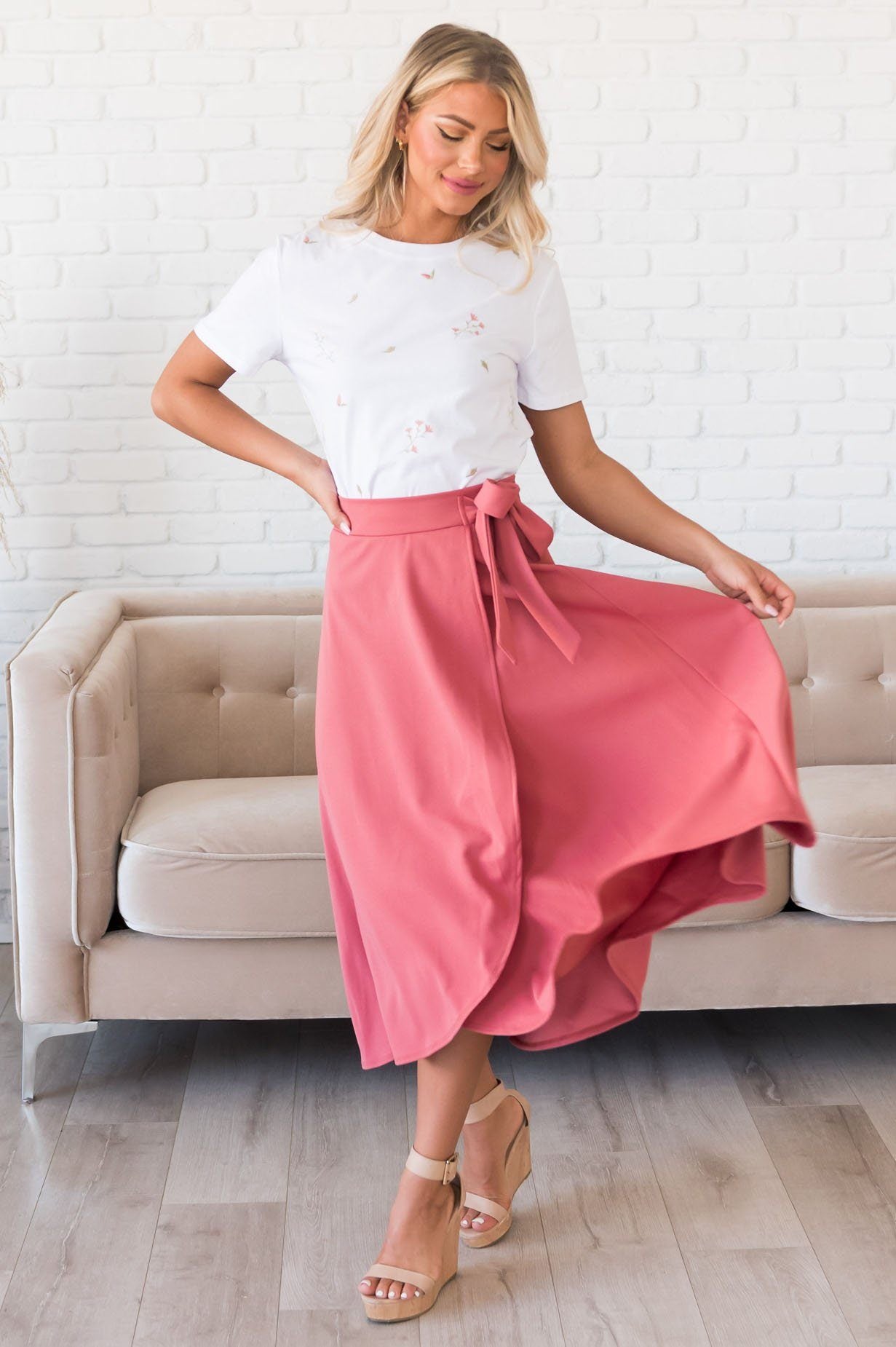 Stand By Our Love Modest Circle Skirt