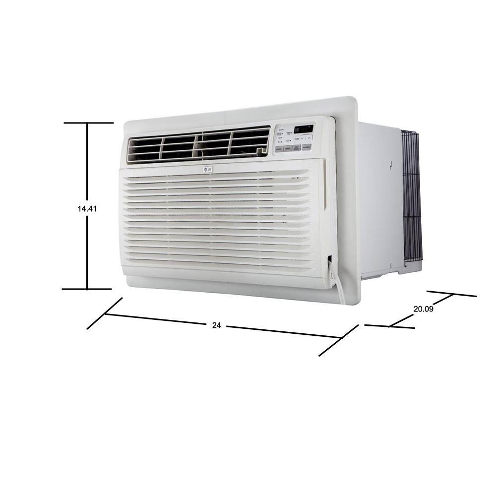 LG 9500 BTU 230-Volt Through-the-Wall Air Conditioner LT1036CER Cools 450 Sq. Ft. with ENERGY STAR and Remote LT1036CER