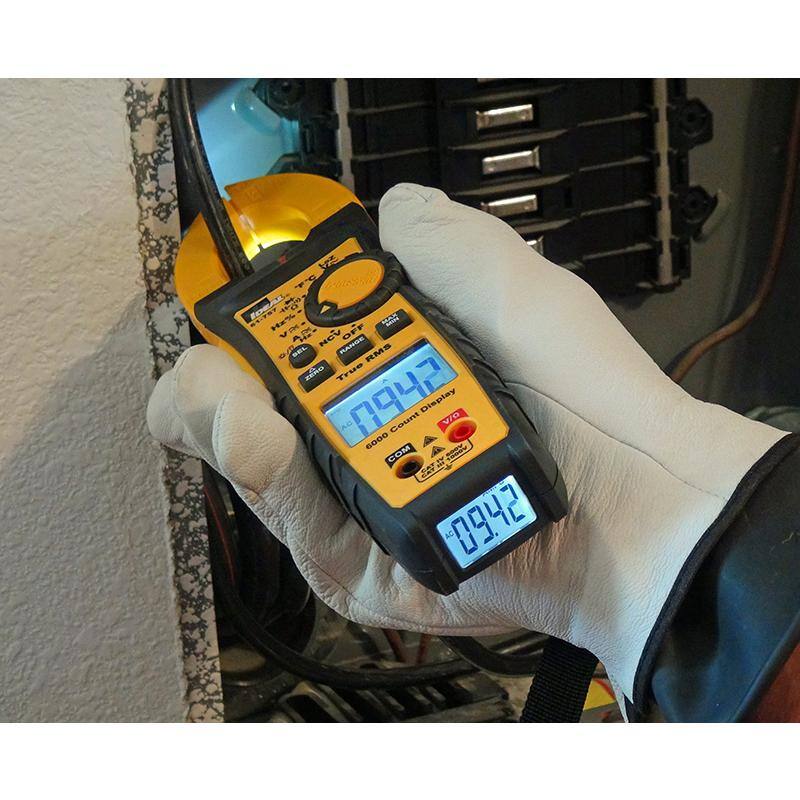 IDEAL TightSight 600 Amp ACDC TRMS Clamp Meter 61-757