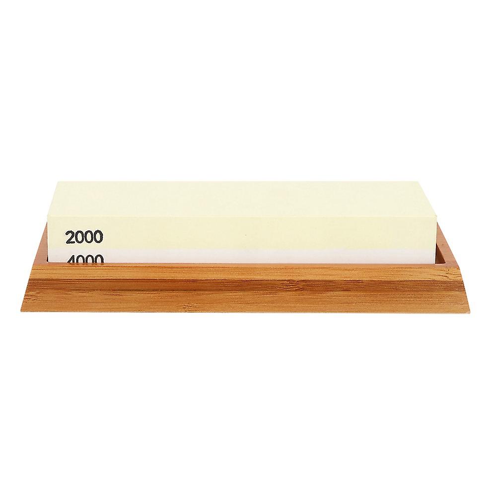 Double Side Sharpening Stone High Accuracy White Fused Alumina Whetstone 2000/4000 Grits