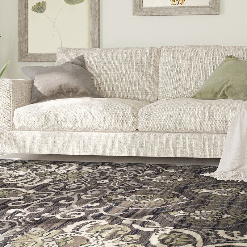 SUPERIOR Caldwell Modern Floral Damask Indoor Area Rug