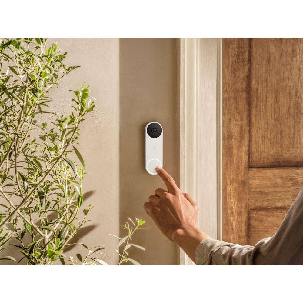 Google Nest Doorbell (Wired 2nd Gen) - Snow GA02767-US