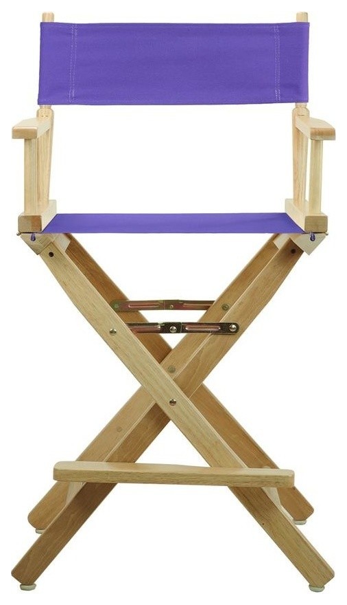 24 quotDirector  x27s Chair Natural Frame   Contemporary   Folding Chairs And Stools   by VirVentures  Houzz