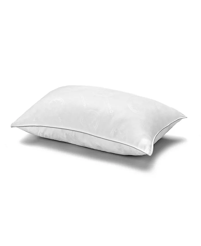 Ella Jayne White Down Firm Pillow， with MicronOne Technology， Dust Mite， Bedbug， and Allergen-Free Shell， Standard